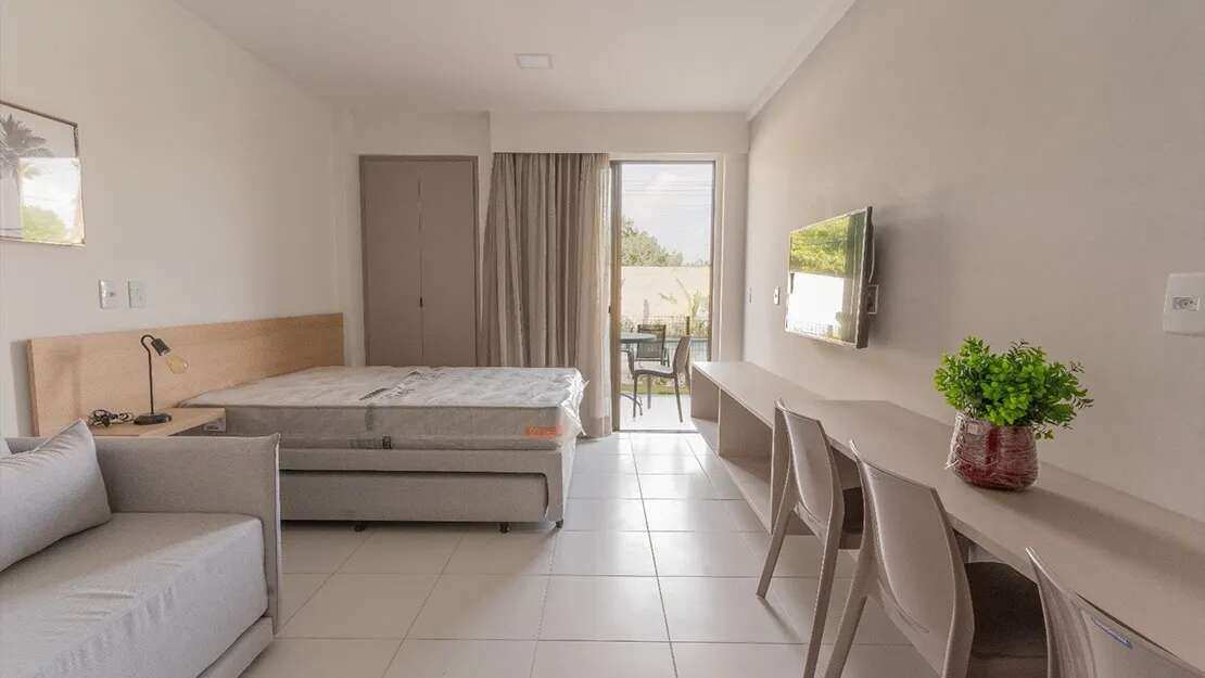 Studio de 1 quarto, 30m² no bairro Praia de Muro Alto, em Ipojuca | Eu Corretor